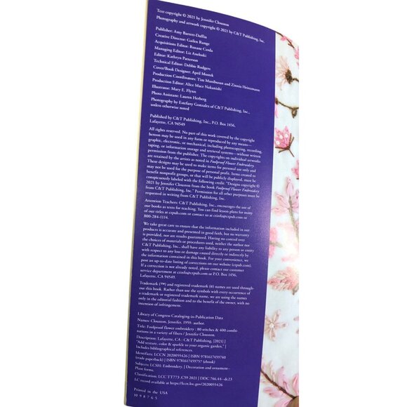 Foolproof Flower Embroidery Book Jennifer Clouston 80 Stitches 400 Combinations - Picture 5 of 10